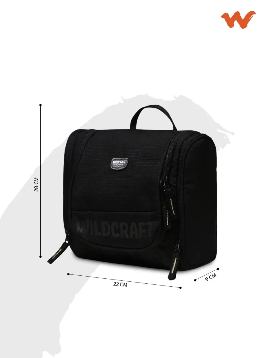 Wildcraft Travel Toiletry Kit - Black (13128) - The Adventure Hut