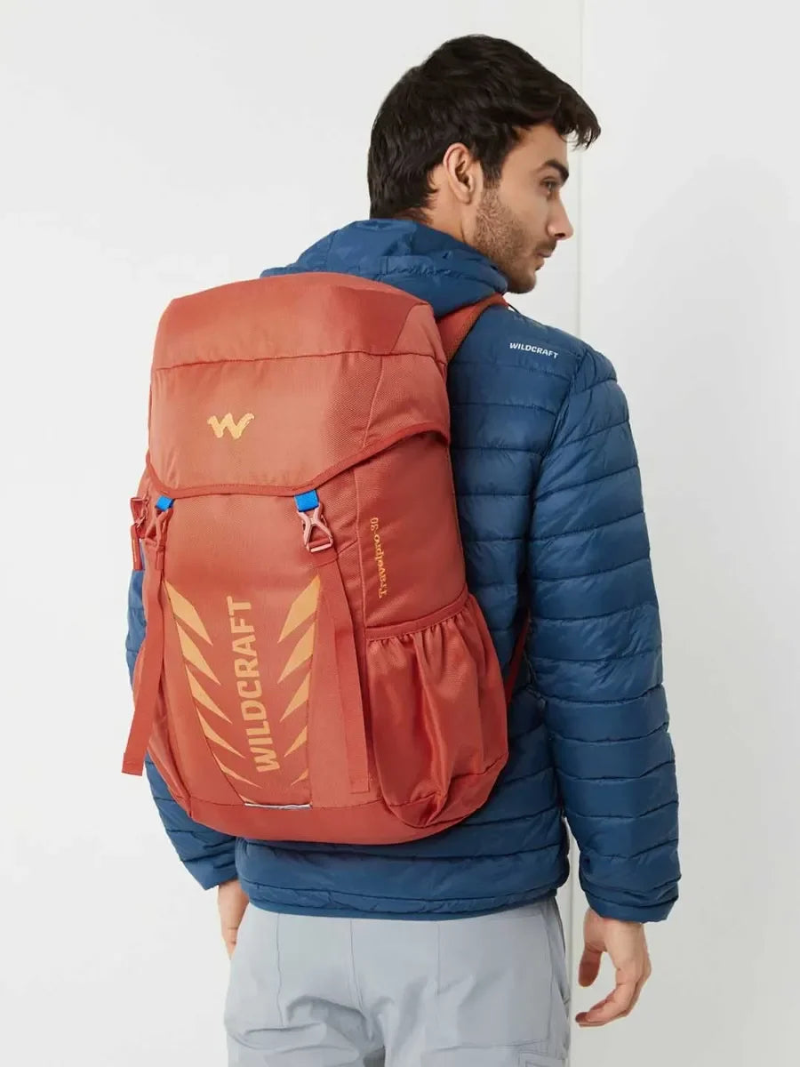 Wildcraft Travel Pro Rucksack 30 L (12417-Red) - The Adventure Hut