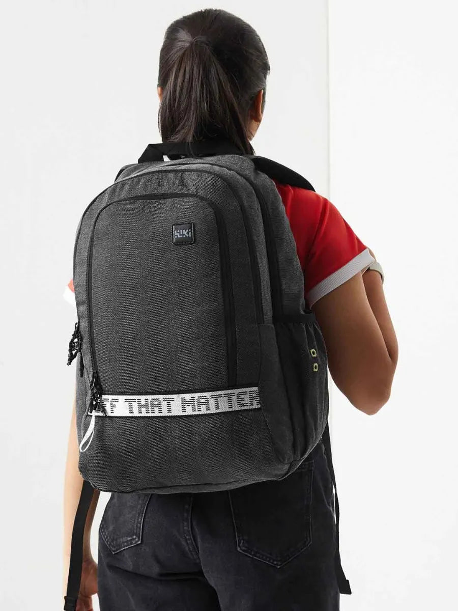 WIKI 2 Illusion 31.5L School Bag - (12969-Twill Black) - The Adventure Hut