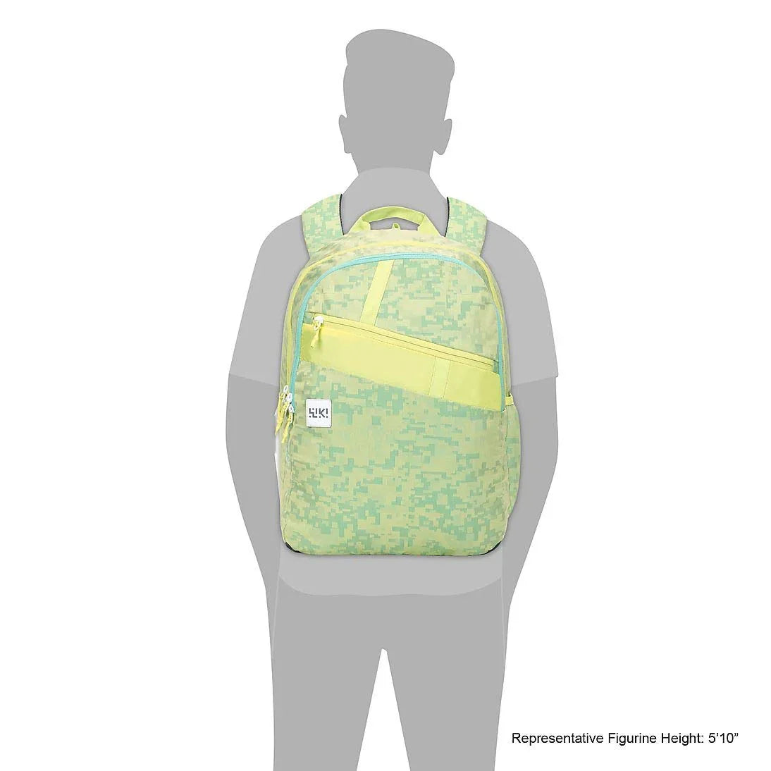 Wildcraft Wiki 4 Jacquard Backpack Green (11959 Green) - The Adventure Hut