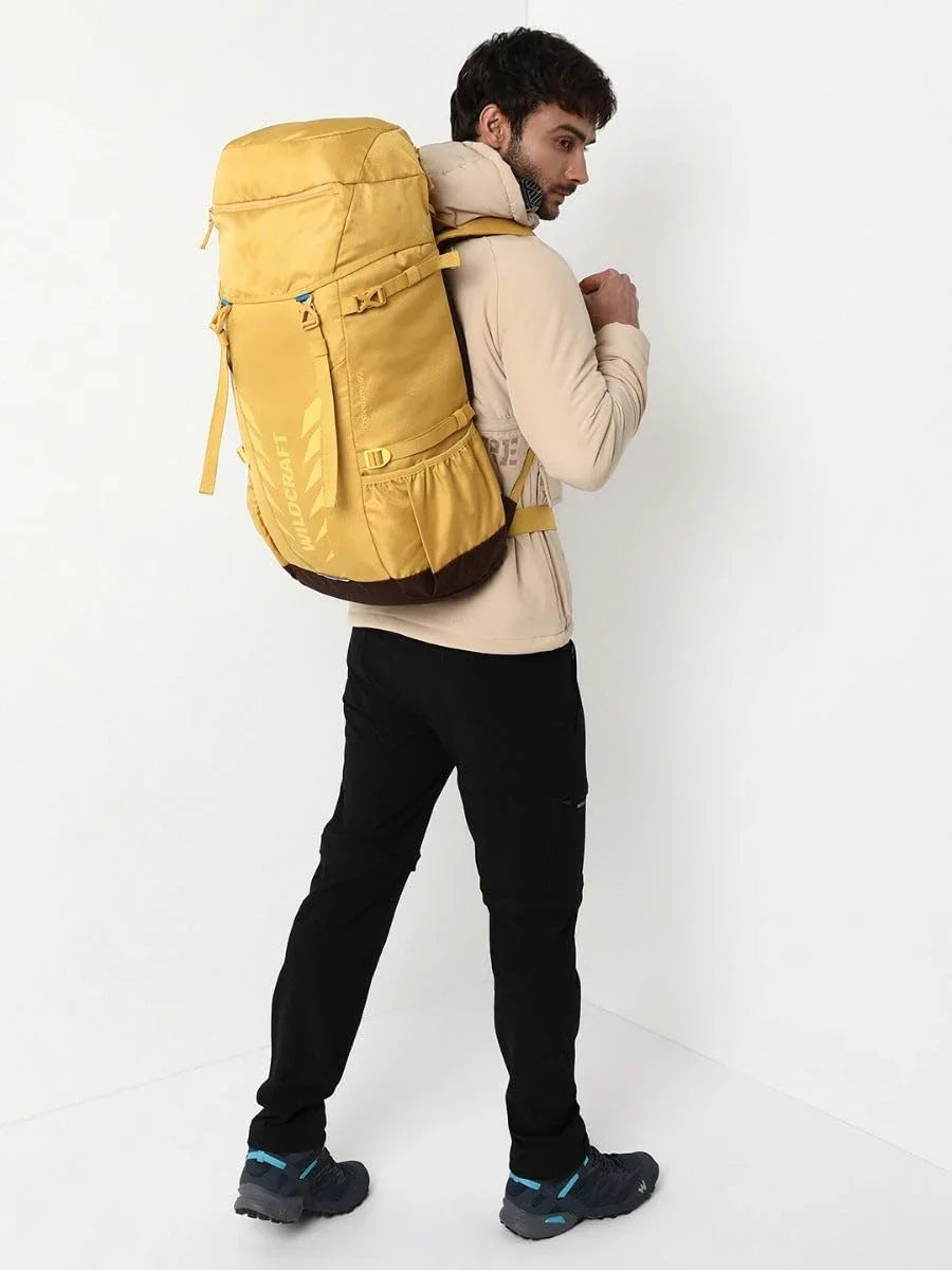 Wildcraft Travel Pro Rucksack 40 L - Yellow (12418) - The Adventure Hut