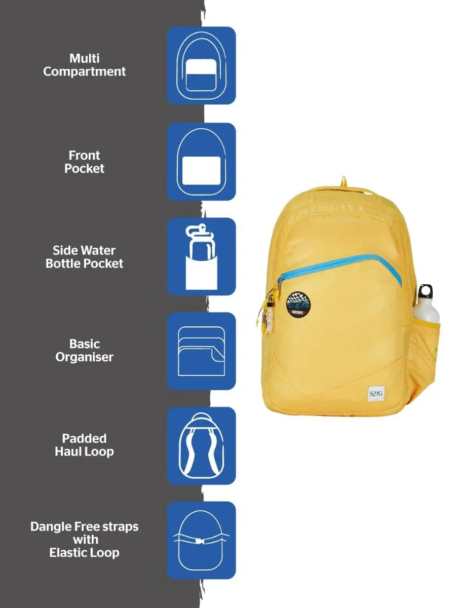 Wildcraft WIKI 4 37L Backpack(12971) (Streak Yellow) - The Adventure Hut