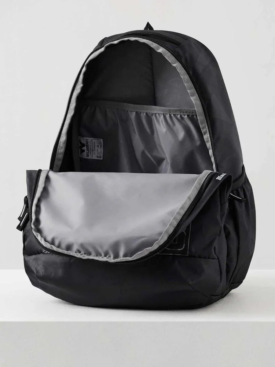 WILDCRAFT Blaze Laptop Backpack 35 L (12951) (Black) - The Adventure Hut