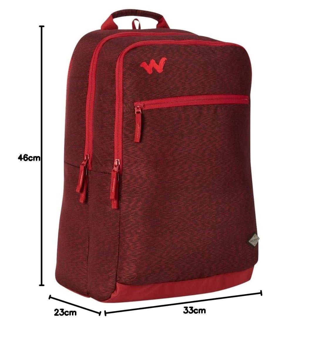 Wildcraft Evo 35L Backpack with Rain Cover (12960) (Burgundy) - The Adventure Hut