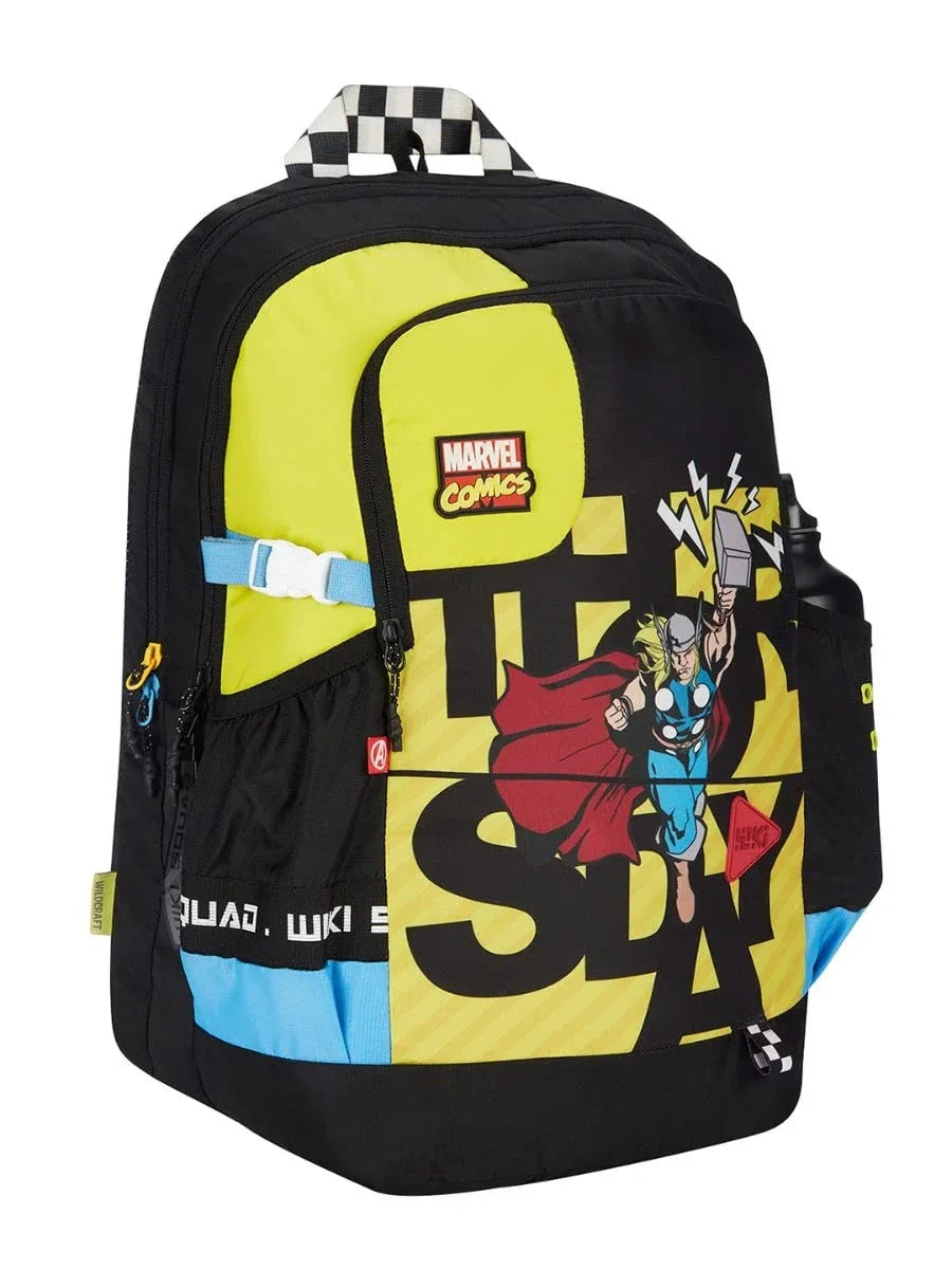 Wildcraft Wiki Squad 3 34L Backpack Marvl Thor Yellow (13005) - The Adventure Hut