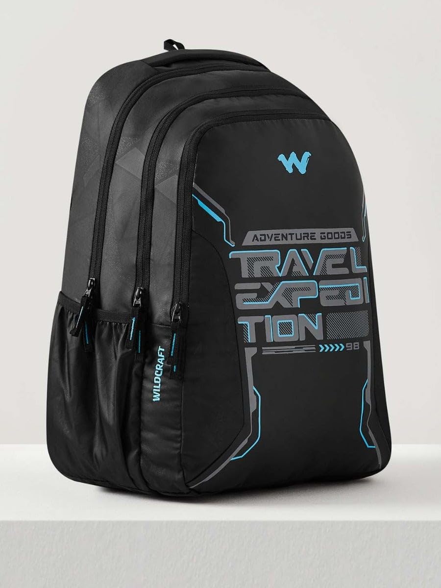 Wildcraft Blaze Laptop Backpack 45 L (12953) (Adventure : Black) - The Adventure Hut