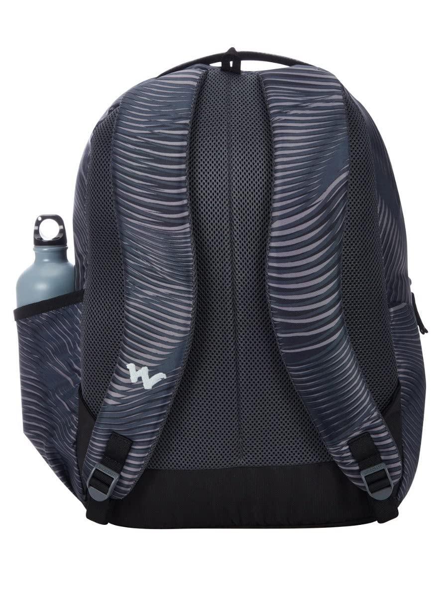 Wildcraft Bravo 35L Backpack with Rain Cover (12955) (Black) - The Adventure Hut