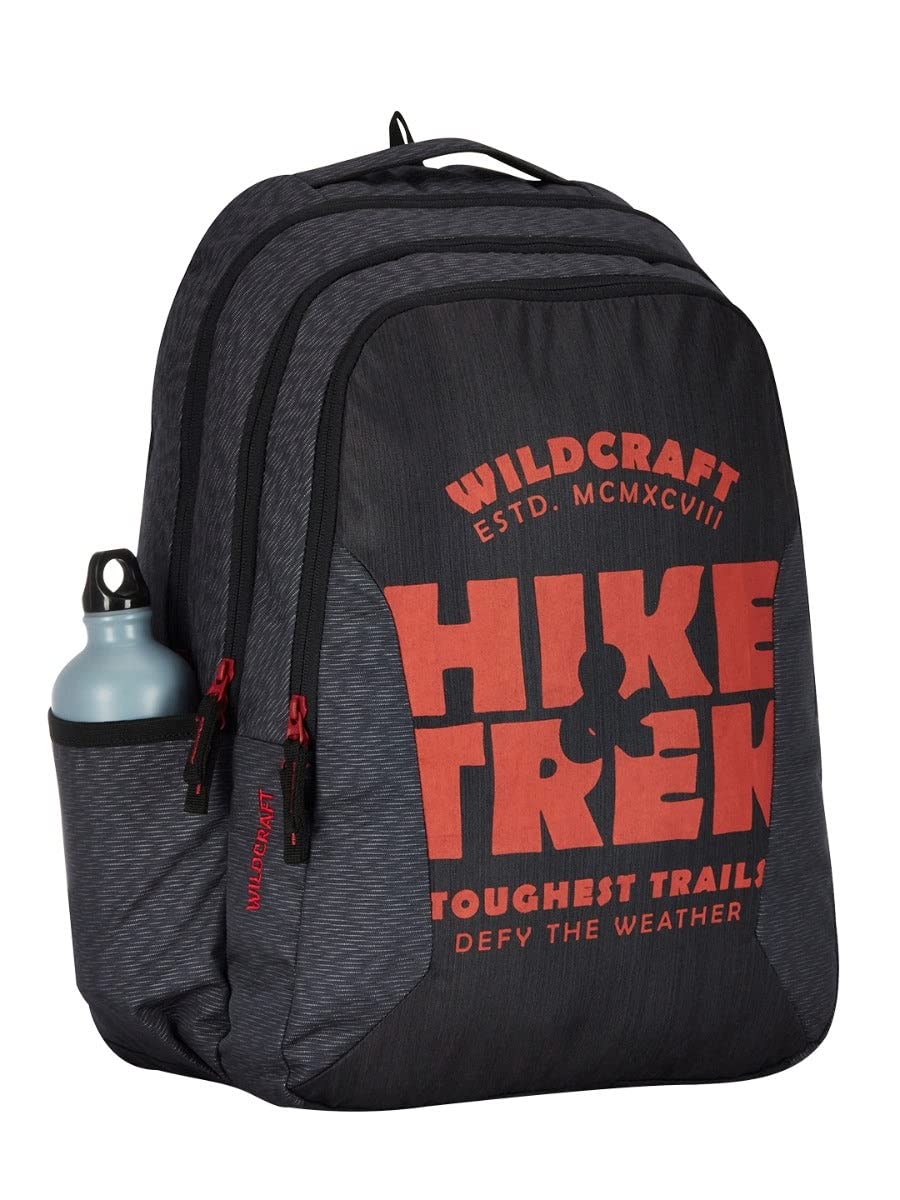Wildcraft Blaze 45L Backpack with Rain Cover(12953) (Dark Grey RC) - The Adventure Hut
