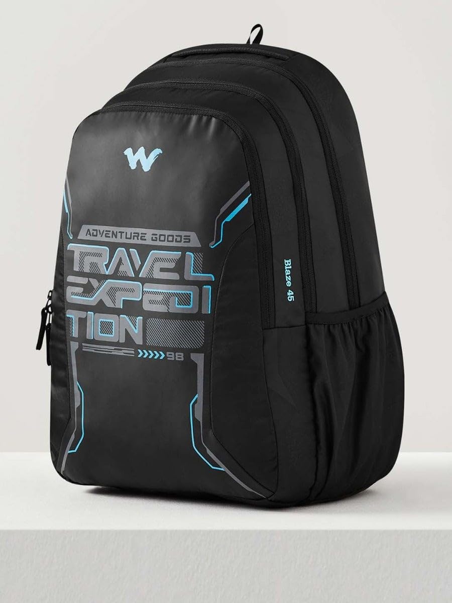 Wildcraft Blaze Laptop Backpack 45 L (12953) (Adventure : Black) - The Adventure Hut