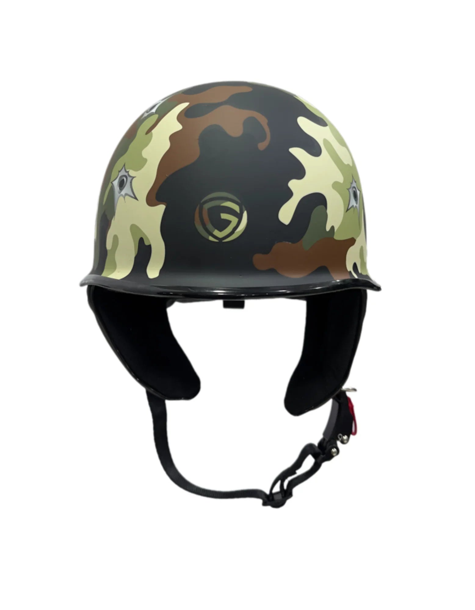 fahrradhelm militär Glider Army Camouflage Half Helmet – Military Style Bullet Design Prot – The Adventure Hut