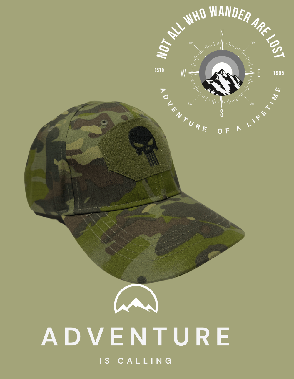 Camouflage Breathable Mesh Fabric Lightweight Outdoor Tactical Sun Cap - The Adventure Hut