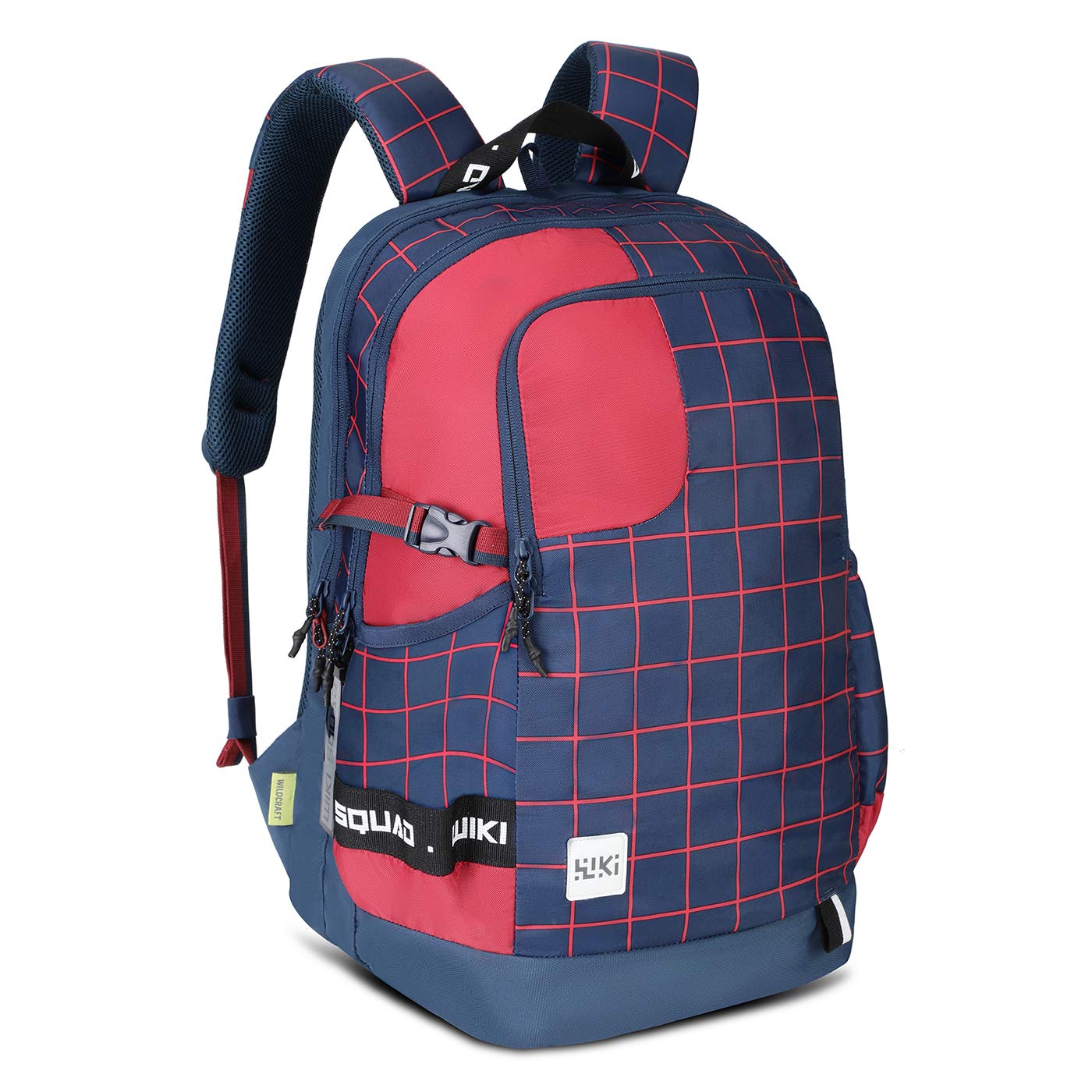 Wiki TENDANCE 35 Litres Squad 2 Checks: Navy - Backpack - The Adventure Hut