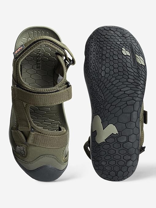 Men Terrano Lite Open Toe Sandal - Olive (52004) - The Adventure Hut