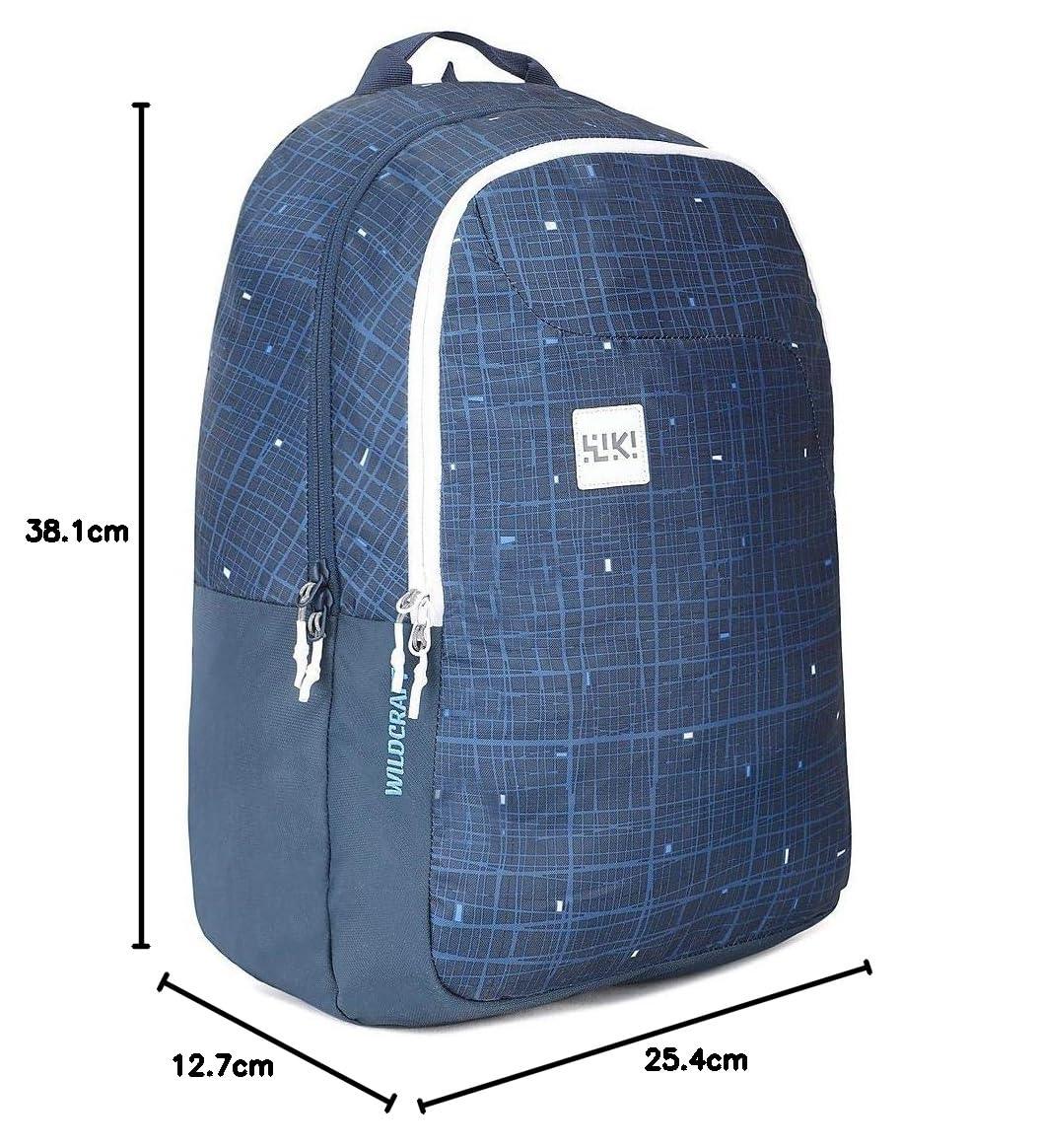 Wildcraft Wiki 1 Chips Standard Backpack Blue (11948 Blue) - The Adventure Hut