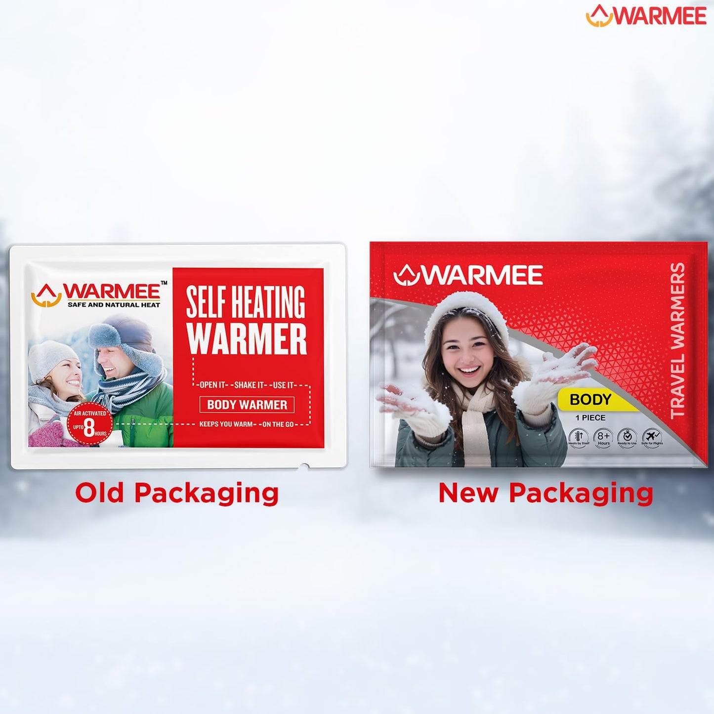 WARMEE Body Warmers (Pack of 5 pcs)|| Travel Warmers to Stay Warm in Winters|| - The Adventure Hut