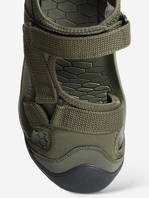 Men Terrano Lite Open Toe Sandal - Olive (52004) - The Adventure Hut