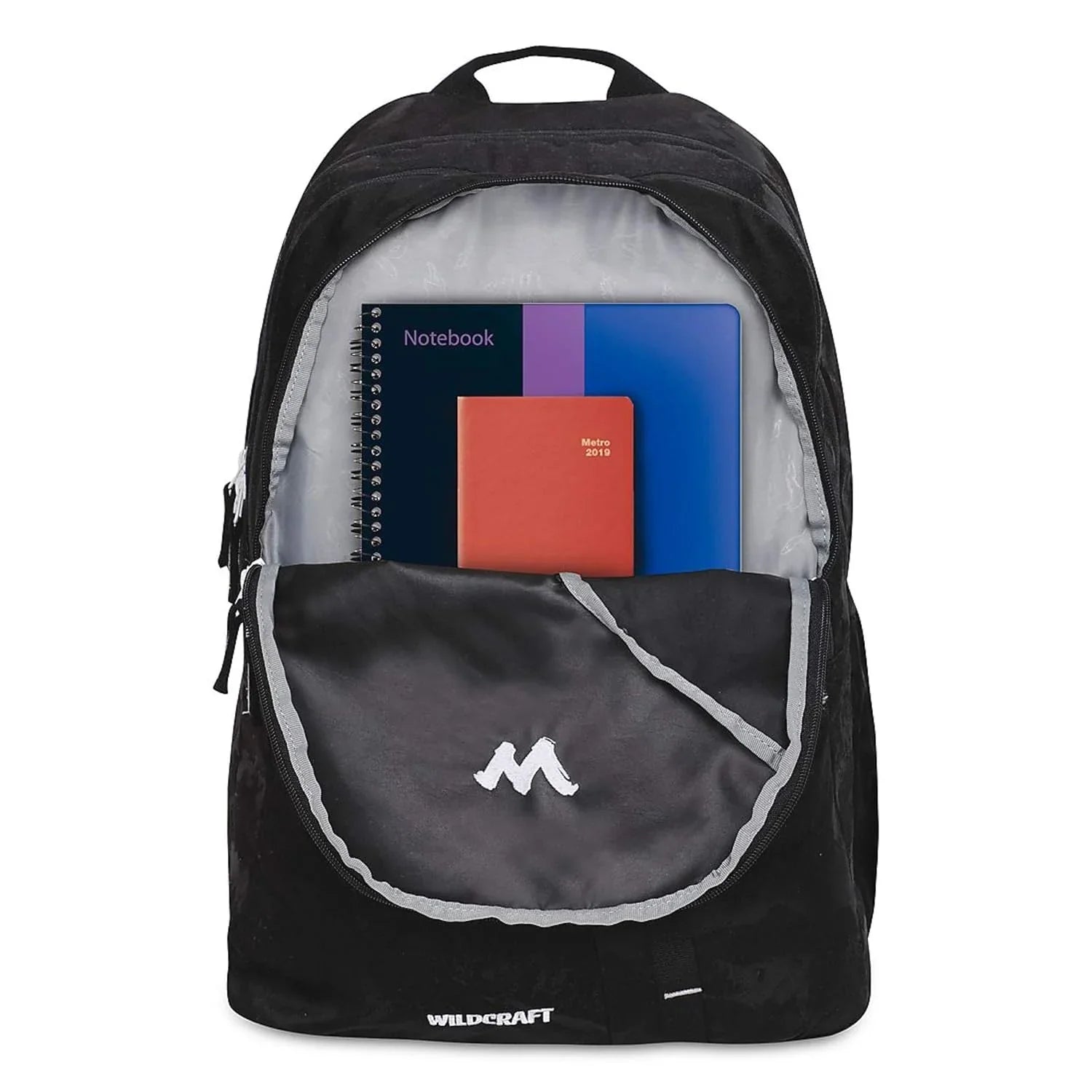 Wildcraft 38 Ltrs Black Casual Backpack (11919 Black) - The Adventure Hut