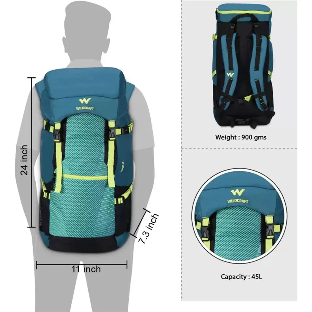 Wildcraft Verge 45 (11398-Green) - The Adventure Hut