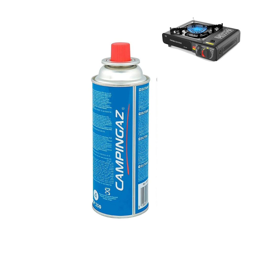 Campingaz Aluminum Butane Gas Canister for Camping Stoves