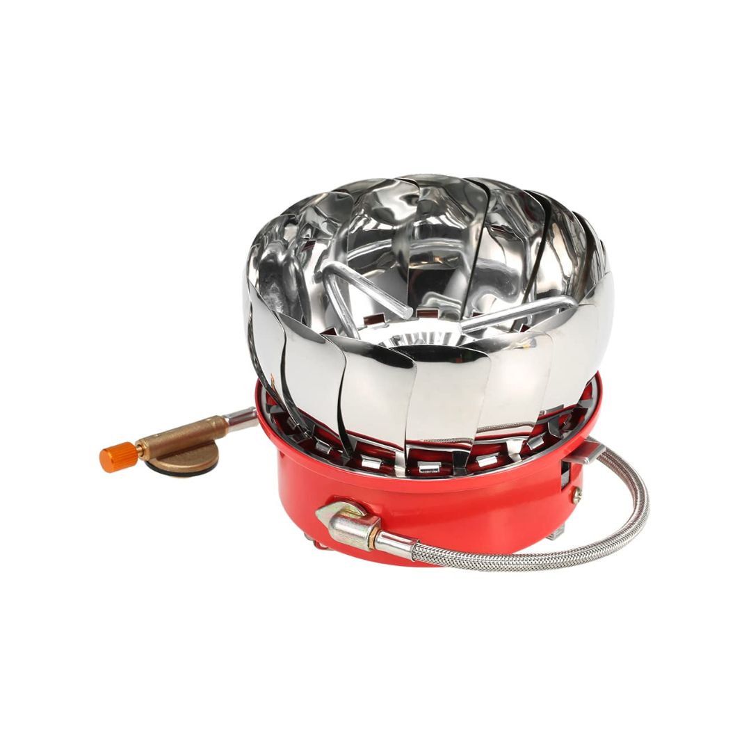 Portable four-sided windproof mini folding outdoor camping stove. - The Adventure Hut