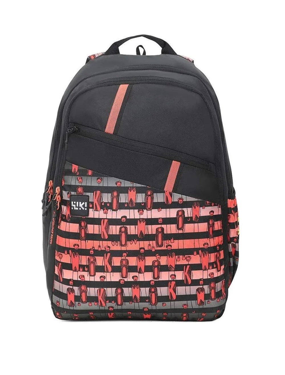 Wildcraft Wiki 4 Character Standard Backpack Black (11962 Black), 31 Litre - The Adventure Hut