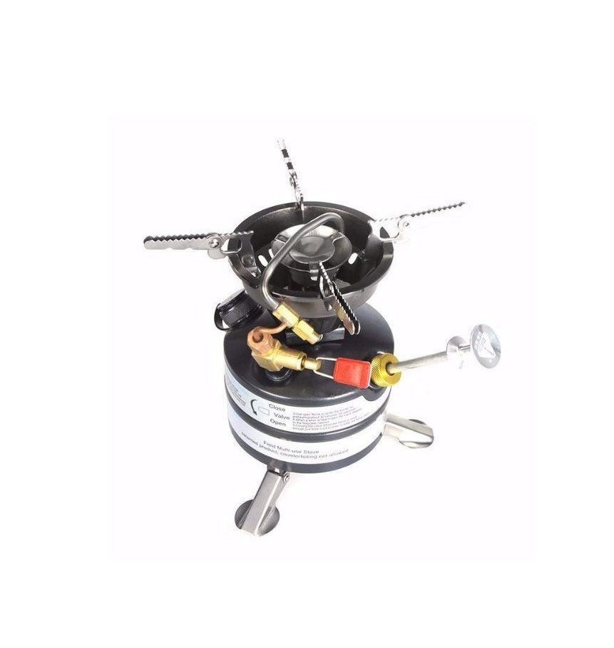 Outdoor Mini One-Piece Liquid Fuel Camping Gasoline Stove Burner Lightweight Portable Gasoline Stove