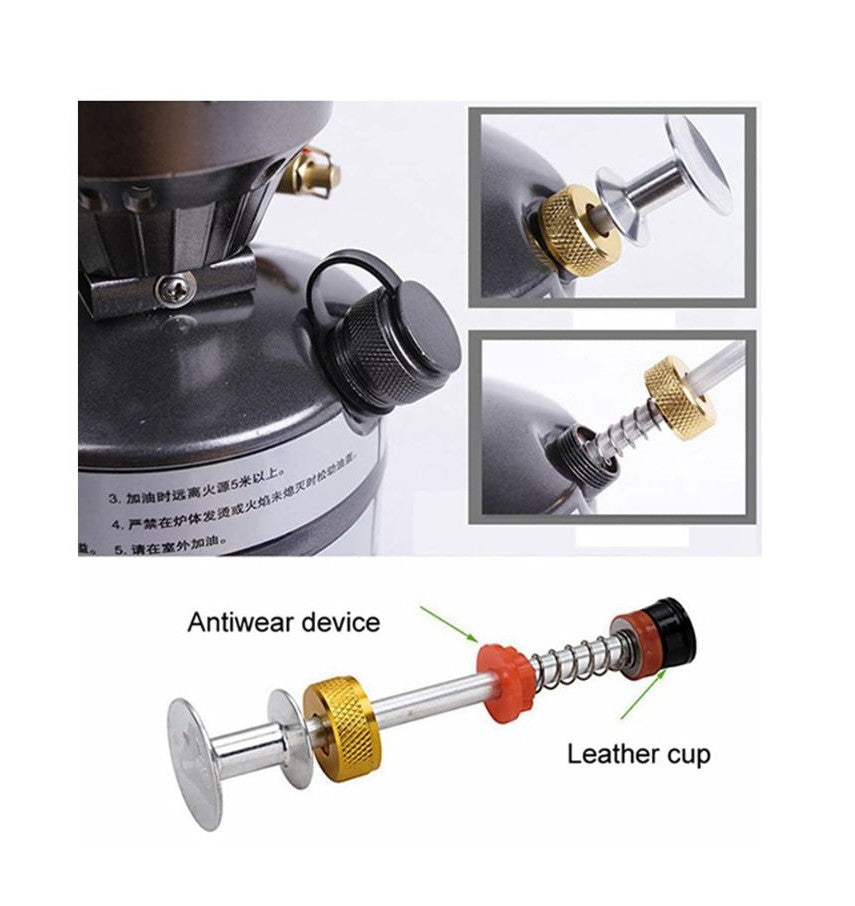 Outdoor Mini One-Piece Liquid Fuel Camping Gasoline Stove Burner Lightweight Portable Gasoline Stove