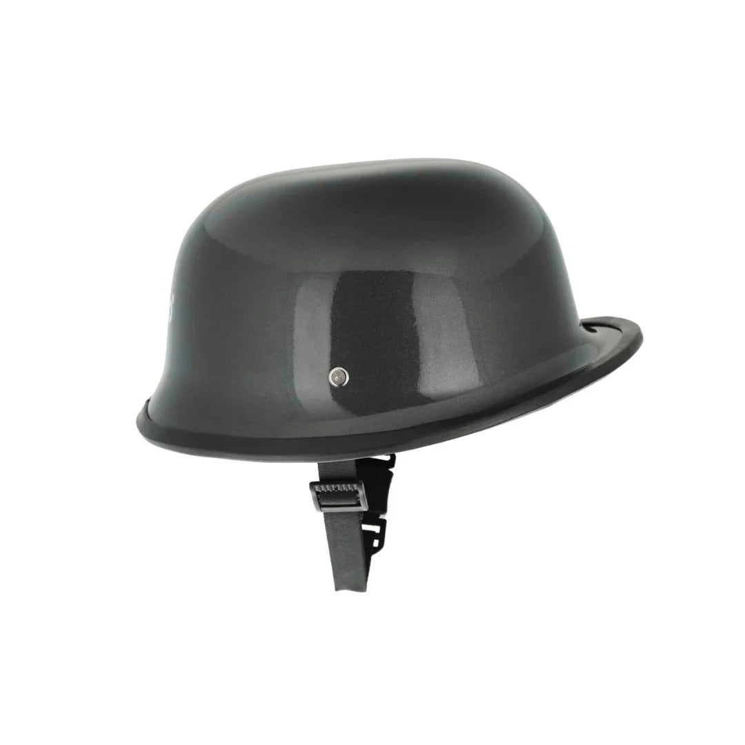 ADVENTURE HUT German Retro Style Helmet, World War Inspire for Mens, Womens (Grey Gloosy) - The Adventure Hut