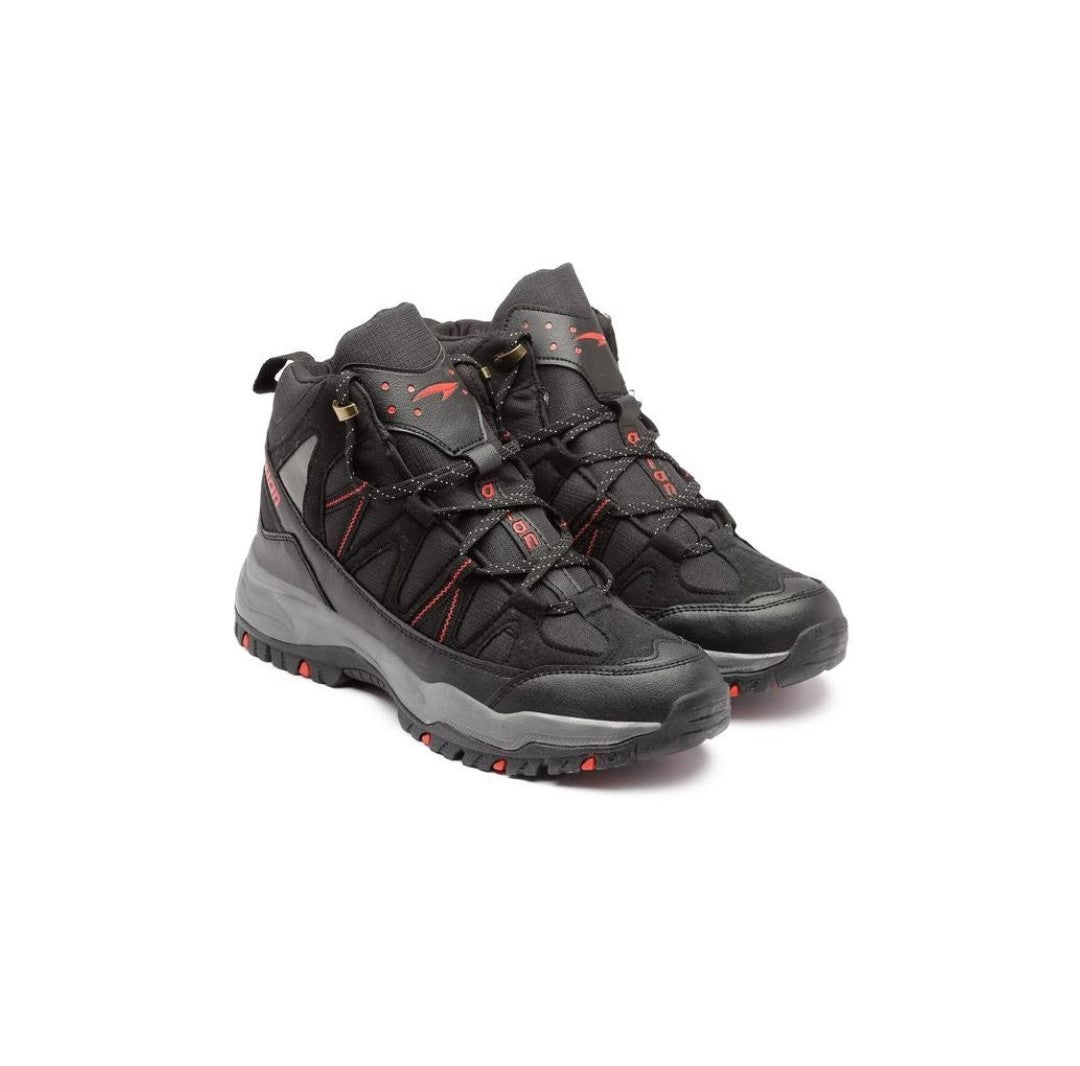 ASIAN Men's Everest-21 Sports Trekking & Hiking,Walking Hi-Neck Shoes (Black Red) - The Adventure Hut