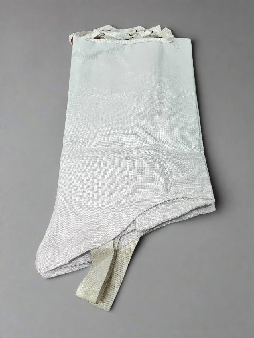 WHITE ANKLET MADE OF CLOTH(SHORT) - The Adventure Hut