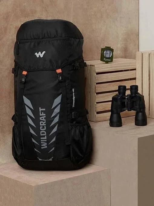 Wildcraft Travel Pro Rucksack 40 L - Black (12418) - The Adventure Hut