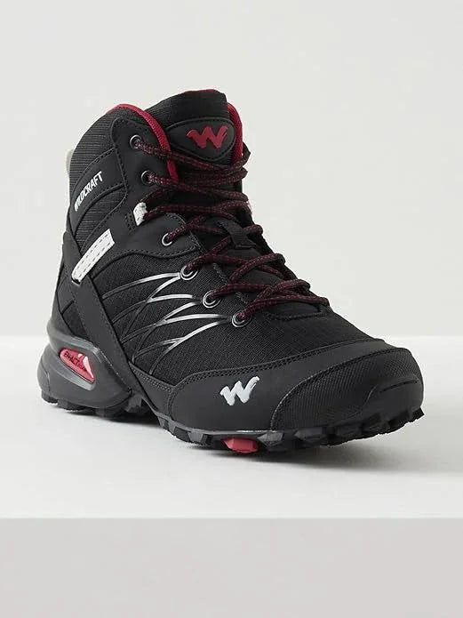 Wildcraft Mens Hugo HA Sports Trekking & Hiking,Walking (Black Shoes) - The Adventure Hut