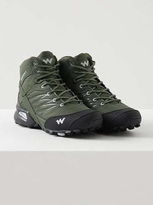 Wildcraft Mens Hugo HA Sports Trekking & Hiking,Walking (Olive Green) - The Adventure Hut
