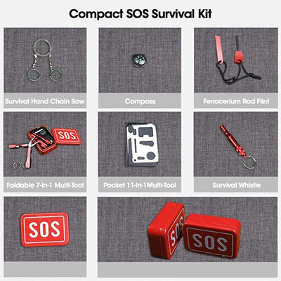 SOS Survival Kit (6 in 1) - The Adventure Hut