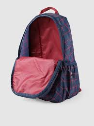 WIKI PACK 1 Checks School Bag - (12239-Navy) - The Adventure Hut