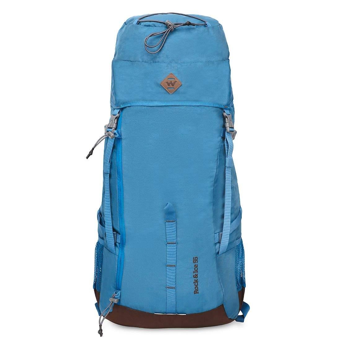 Wildcraft Rock & Ice 55L Trekking Backpack – Durable, Lightweight Rucksack for Hiking & Travel (12104-Blue) - The Adventure Hut