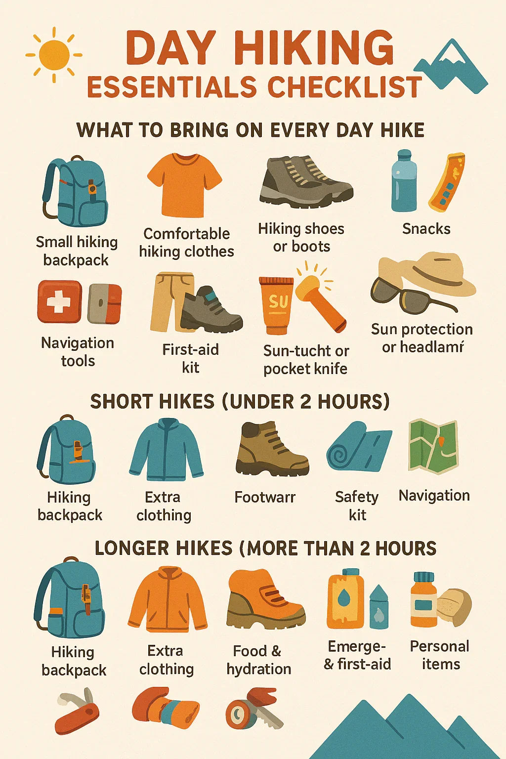 Hiking and Camping Essentials List - The Adventure Hut