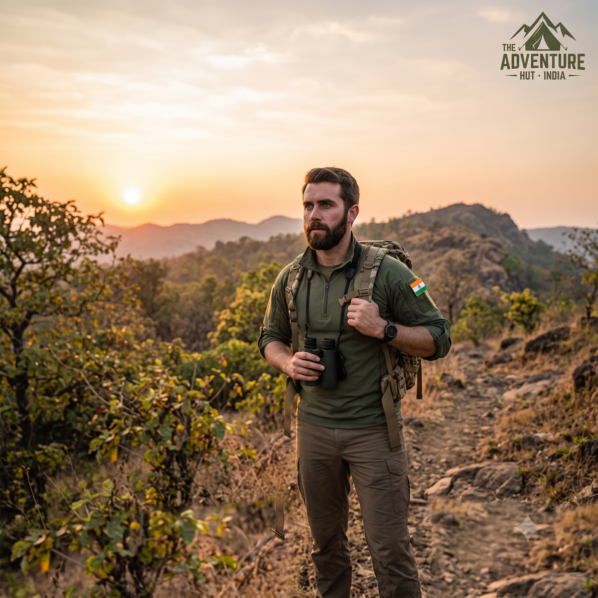 Tactical outdoor clothing for wildlife safaris, camping and hiking in India