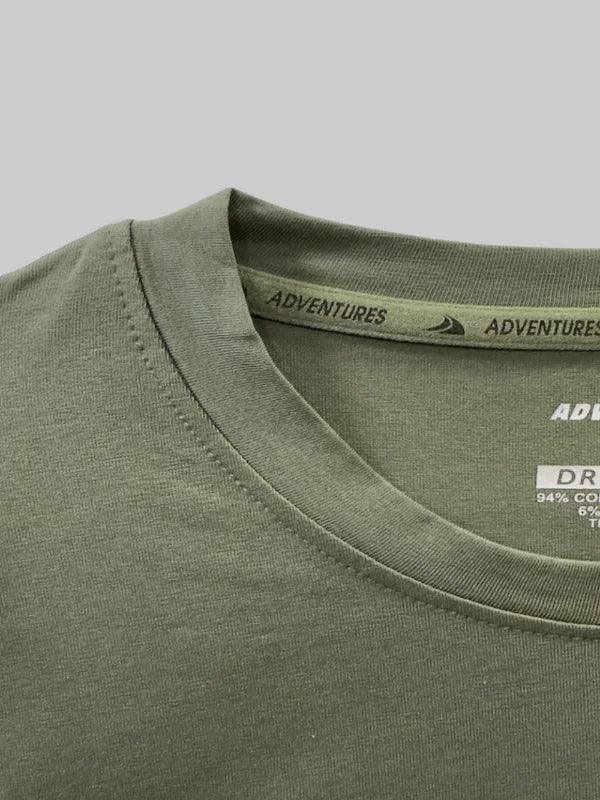 Green Army-Style Half Sleeve T-Shirt: The Tactical Tee Every Outdoor Enthusiast Trusts