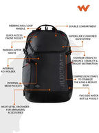 Pacto 32 L Laptop Backpack -Black - The Adventure Hut