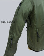 Adventure Hut Tactical Winter Jacket – Army Green Insulated Outdoor Wear - The Adventure Hut