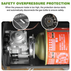12000 BTU Portable LPG & Butane Camping Stove with Carry Case -THE ADVENTURE HUT