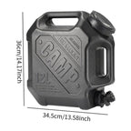 12L Outdoor Water Container with Faucet Spigot & Double Handles for Camping, Hiking & Emergency Use | THE ADVENTURE HUT