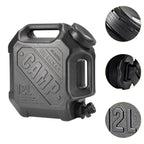 12L Outdoor Water Container with Faucet Spigot & Double Handles for Camping, Hiking & Emergency Use | THE ADVENTURE HUT