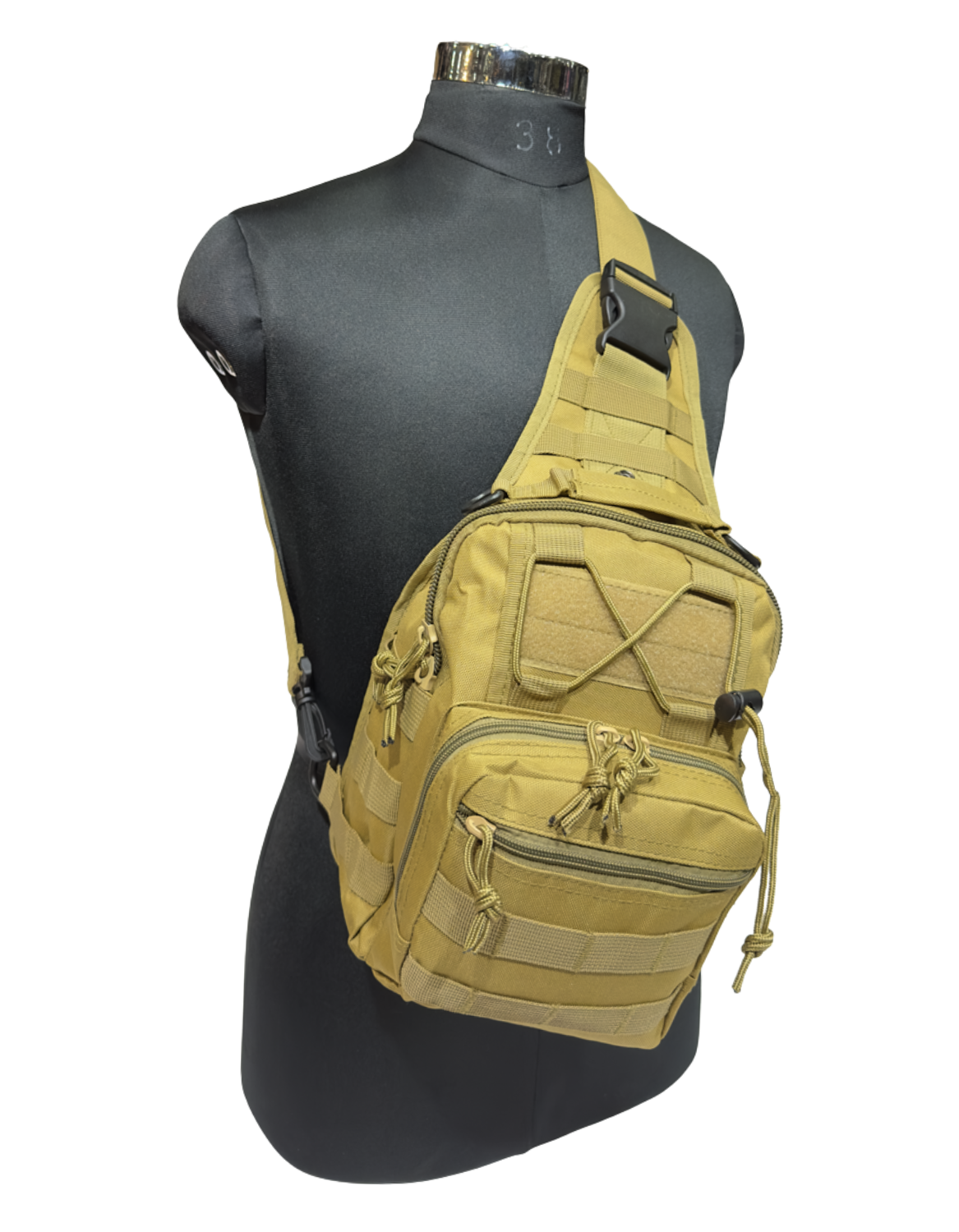 Tactical Chest Bag  – Military Crossbody Shoulder Pack with Multiple Pockets & Heavy-Duty Zippers