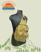Tactical Chest Bag – Military Crossbody Shoulder Pack with Multiple Pockets & Heavy-Duty Zippers - The Adventure Hut
