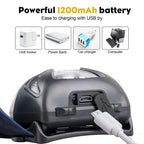 Rechargeable Water-Resistant led Headlamp - The Adventure Hut