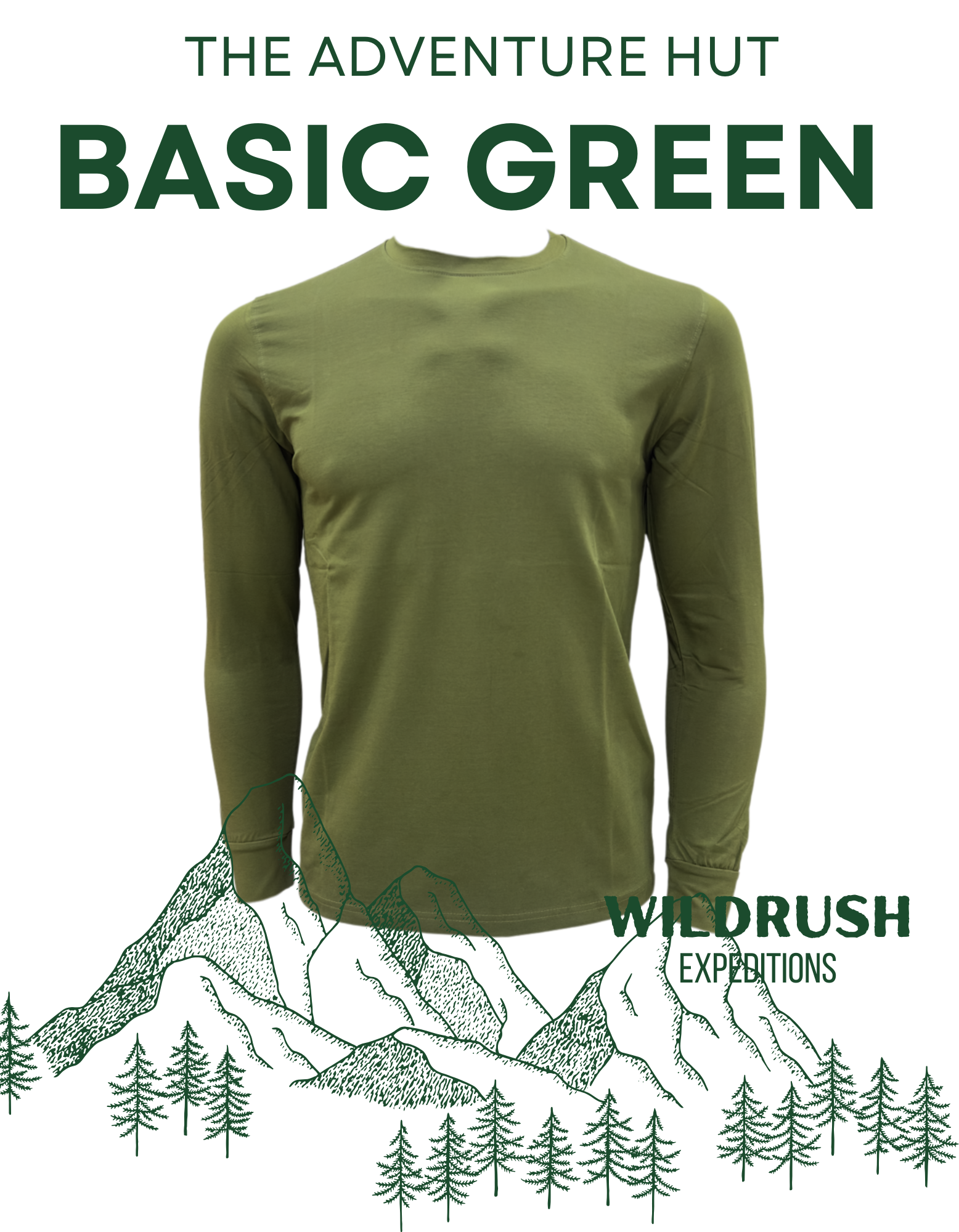 Army Green Camouflage Full Sleeve Combat T-Shirt | Tactical Stretch Cotton – Adventure Hut - The Adventure Hut