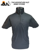 Black Tactical Quick Dry T-Shirt – Lightweight Outdoor & Sports Wear - The Adventure Hut