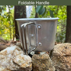 1L Tactical Military Canteen & Nesting Aluminum Cup Set (Army Green) The Adventure Hut